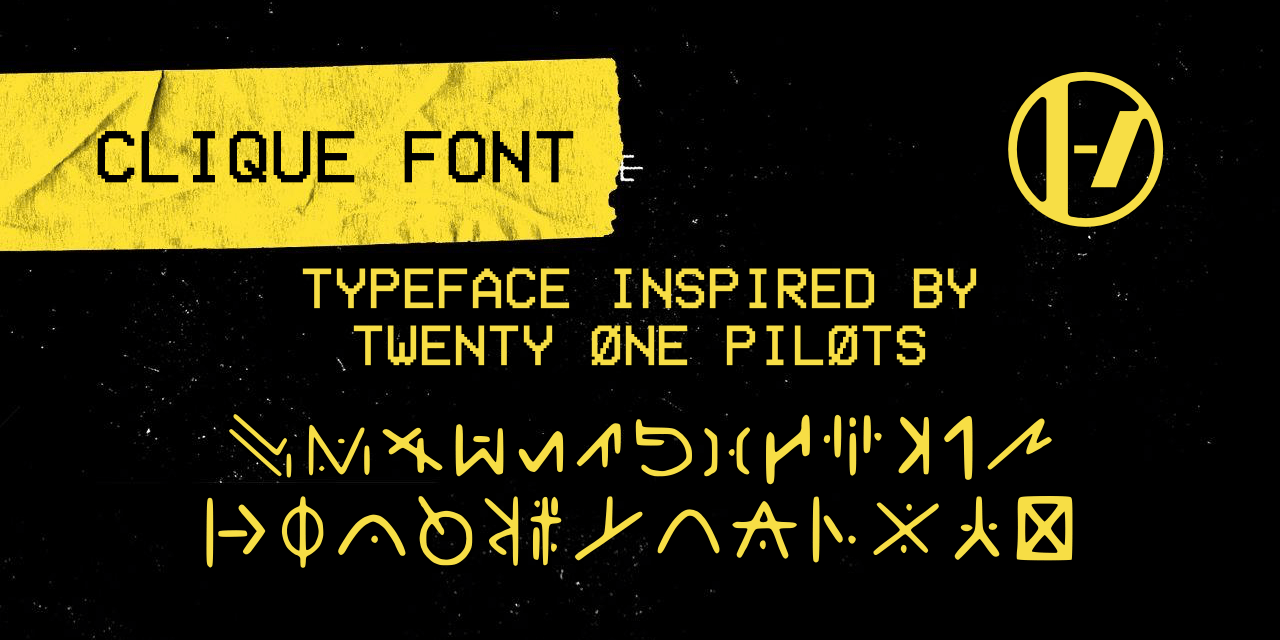 clique font